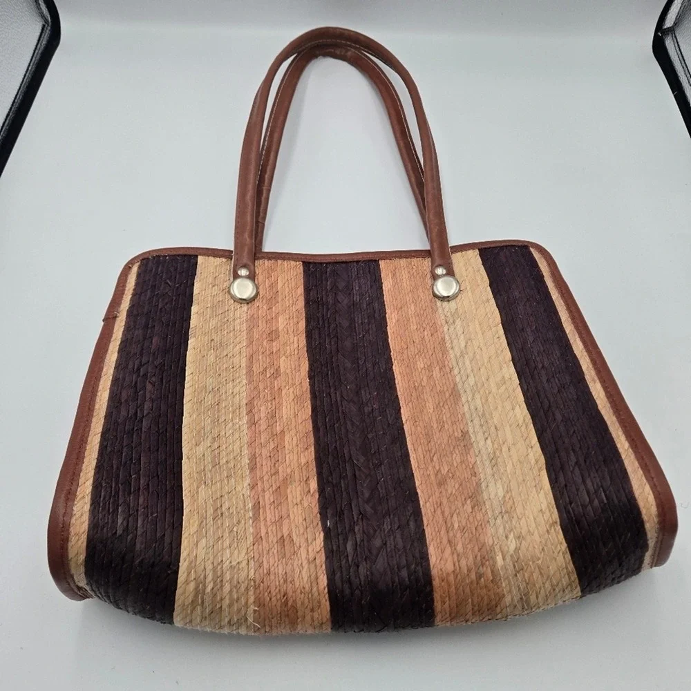 Stylish Brown and Tan Hobo Bag